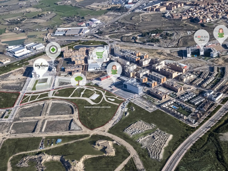 Imagen aérea Rosales del Canal