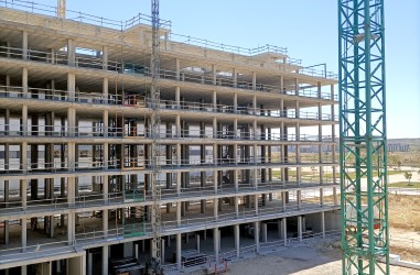 Avance de obras del Edificio Sinfona del Canal