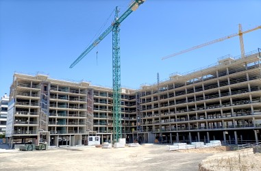 Avance de obras del Edificio Sinfona del Canal