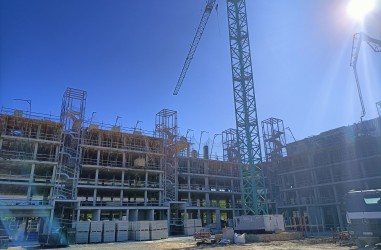 Avance de obras del Edificio Sinfona del Canal