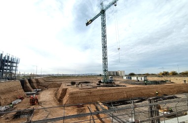 Avance de obras del Edificio Sinfona del Canal