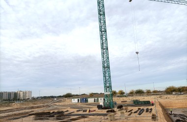 Avance de obras del Edificio Sinfonía del Canal