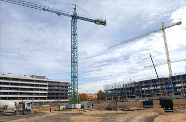 Avance de obras del Edificio Sinfona del Canal